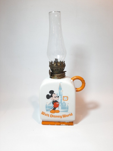 Walt Disney Mickey Lampara De Kerosene Década Del 60 Ro 1306
