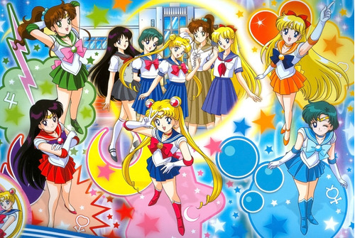 4 Poster De Sailor Moon   De 21x29 