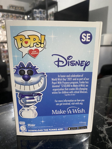 Funko Pop Del Gato Cheshire Azul Pops With Purpose