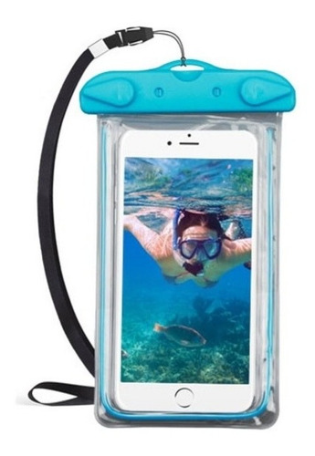 Protector Para Celular Waterproof Bag Q005 Soporta 20mts 