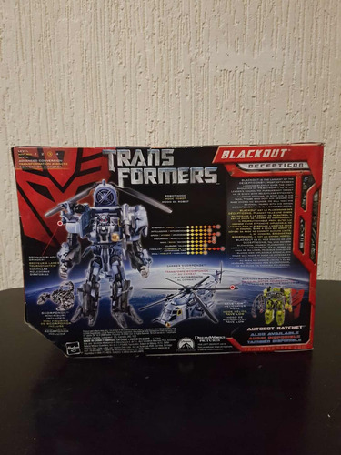 Transformers Blackout Decepción, Hasbro (Usado)