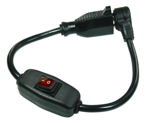 Cable De Extensión De Enchufe Plano Con Interruptor De Agua,