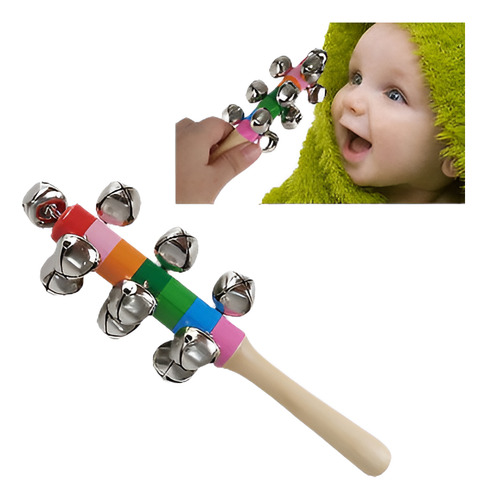 Arco Iris Instrumento Musical Mano Madera Jingle Anillo Camp