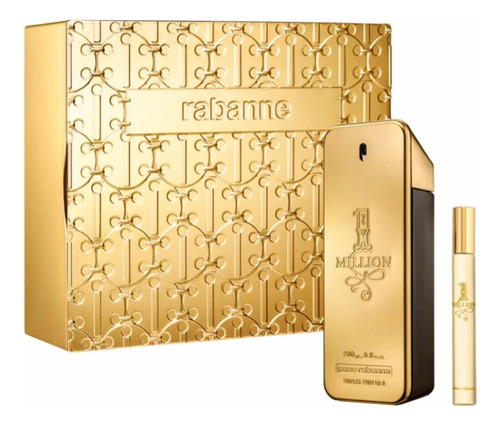 Estuche Metálico Paco Rabanne One Million 200 + 10 Ml.