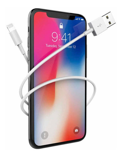 Imagem 5 de 6 de Cabo Para iPhone Carregador Lightning Usb - 1 Metro
