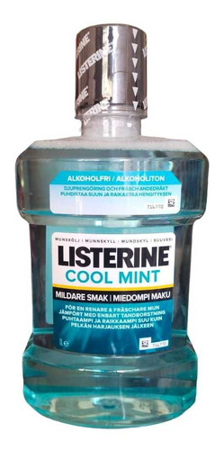 Enjuague Bucal Listerine Cool Mint 1 Litro
