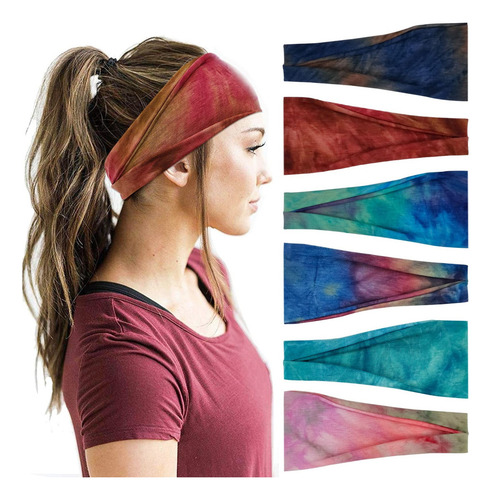 Cintas Para El Cabello Yonuf Para Mujer, Pack De 6, Estilo