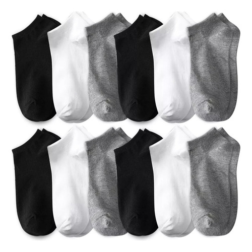 Calcetines Cortos Hombres Dama Unisex Cómodo 30 Pares