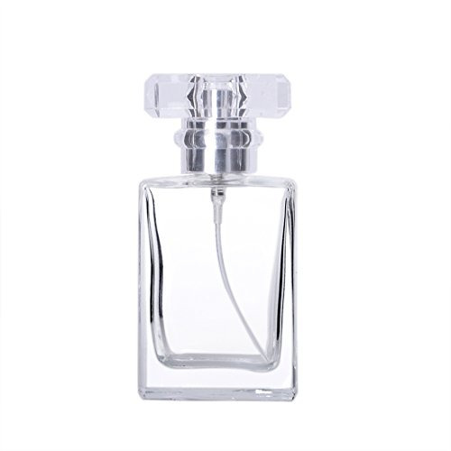 Enslz 30ml Portable Perfume De Vidrio Transparente Botella V