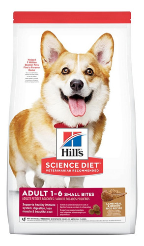 Hill´s Science Diet Adult Small Bites Lamb | Perro X 15.5 Lb