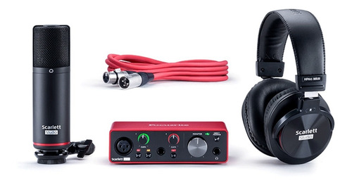 Imagen 2 de 9 de Interface Focusrite Kit Scarlett Solo Studio 3g