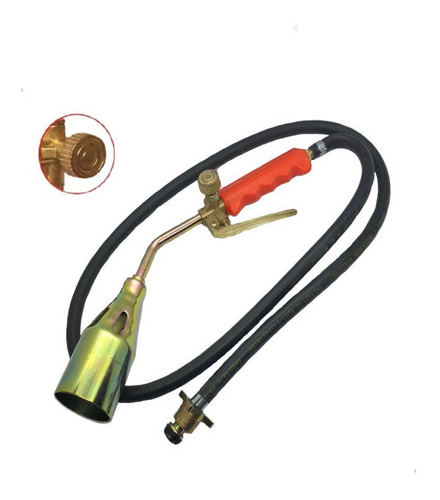 Imagen 1 de 5 de Soldador Soplete Gatillo Gas Techista Membrana 10 Kg Envio