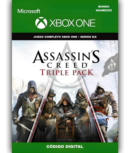 Assassin's Creed Paquete Triple Xbox One - Series (Reacondicionado)