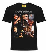 Comprar Playera Don Omar Collage De Fotos T-shirt Back To Reggaeton