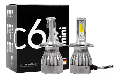 Faro Led Kit C6 Mini Auto Moto Tecnologia Alemana 9005