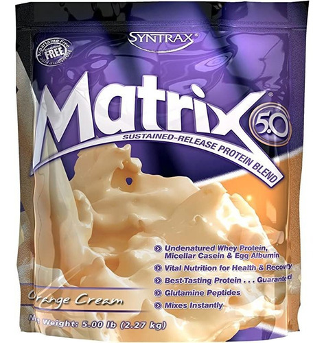 Matrix5.0, Crema De Naranja, 5 Libras De Proteína De Suero