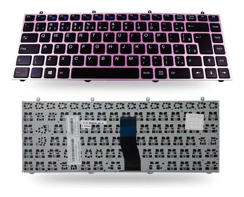 Teclado Itautec W7530 Mp-12r78pa-430 6-80-w5470-330-1 Br Ç