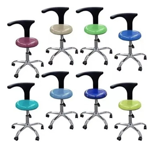 Taburete Silla Clínico Dental Médico Ergonómico Colores