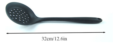 Espátula Espumante Ranurada De Silicona, Ligera, Cuchara