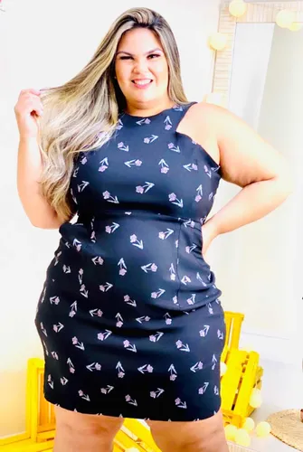 Vestido plus size best sale casual