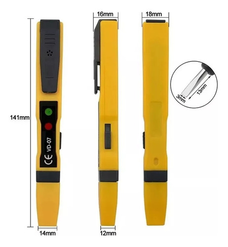  Lápiz Inducción Detector De Voltaje Ac Dc