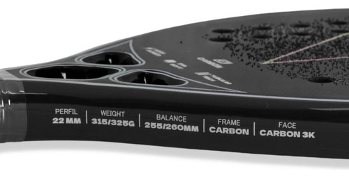 Raquete De Beach Tennis Titan Chrome - Carbono 3k