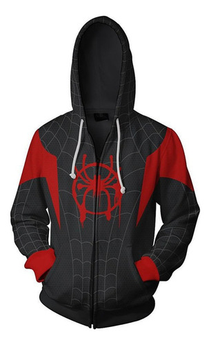 Playera De Algodón Para Cosplay De Spiderman Miles Morales