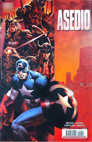 Marvel Asedio #3 Comic Original Panini En Español