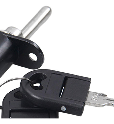 Cerradura De Émbolo De Gabinete, Cerradura De 16 Mm Negro
