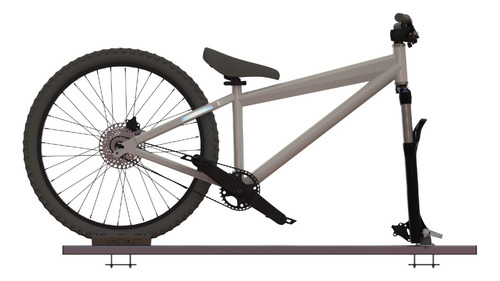 Porta Bicicleta Para Techo De Auto / Pick Up Negro