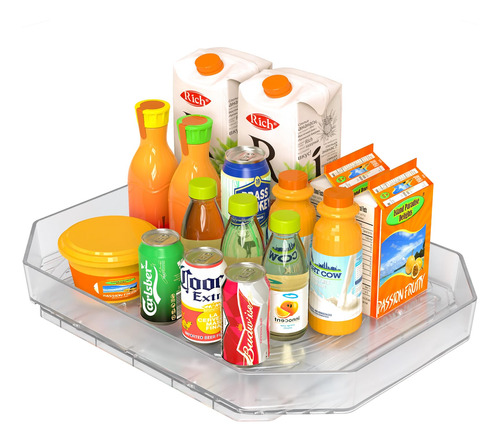 Lazy Susan Cuadrado Para Refrigerador, Organizador Rectangul