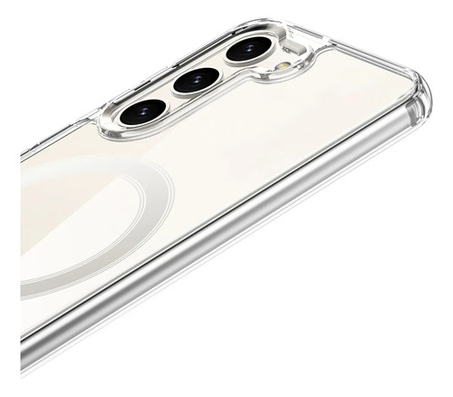 Funda Clear Magsafe Magnetic Antishock Para Samsung Transparente S23