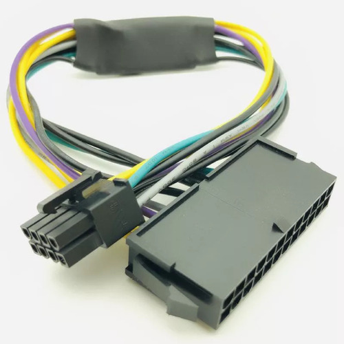 Adaptador De Corriente Atx De 3 Cables Psu 24 A 8 Pines Para