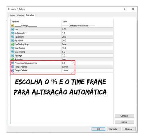 Red Dragon Ea Forex Mt4 10% Mês Altera Time Frame Automático
