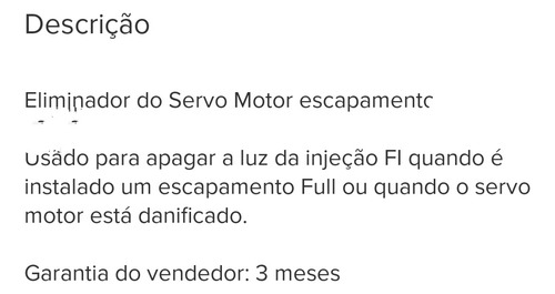 Módulo Servo Gsx-r 1000 Gsr1000 Suzuki Apaga Erro Escape F1
