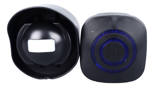 Timbre Con Sensor De Movimiento, Color Negro, 38 Tonos De Ll