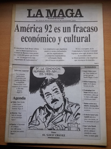 Revista La Maga 46 Loco Chavez Sin Poster