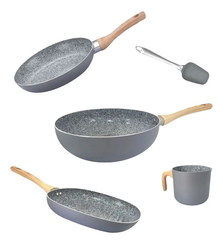 Sarten 24cm Jarro 14cm Bifera 26cm Wok 28cm Hudson Original.