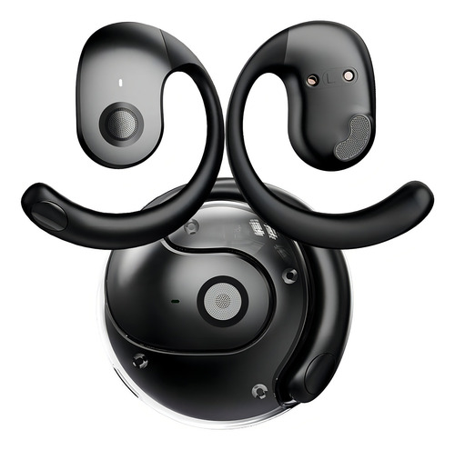 Auriculares De Conducción Ultra Ósea Abiertos Con Audio I. Color Negro