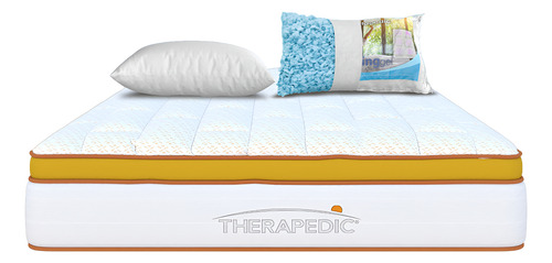 Colchón King Size Therapedic Ortopédico + 2 Almohadas Memory