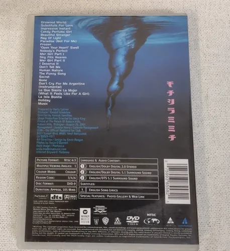 Dvd - Madonna - Drowned World Tour - Original | MercadoLivre