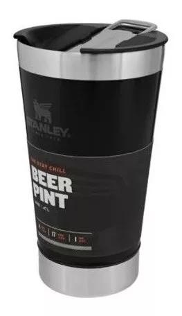 Copo Térmico de Cerveja c/ Tampa 473 ml Stanley Matte Black