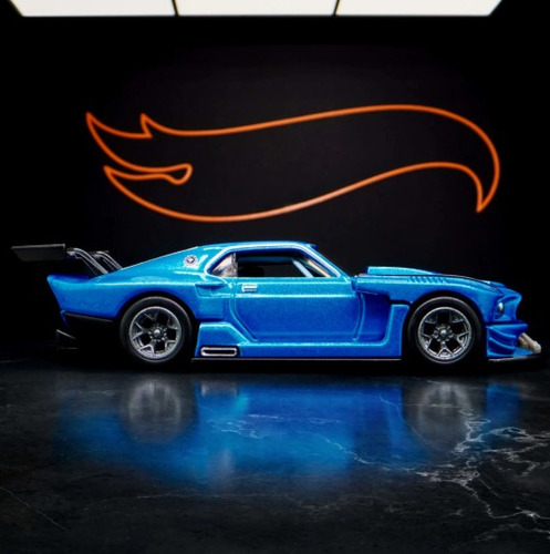 Hot Wheels Elite 64 Ford Mustang 1/64 Collectors Color Azul Azul
