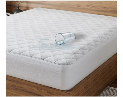 Imagen 5 de 9 de Protector Cubre Colchón Spring Air Impermeable Queen Size