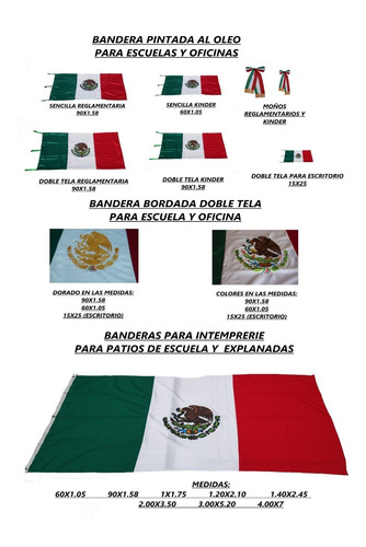 Imagen 8 de 10 de Bandera Bordada A Colores, Asta Y Base Servicio De Fabrica
