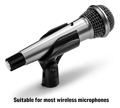 Moukey Micrófono Clip Soporte Para Pie De Micrófono Con...