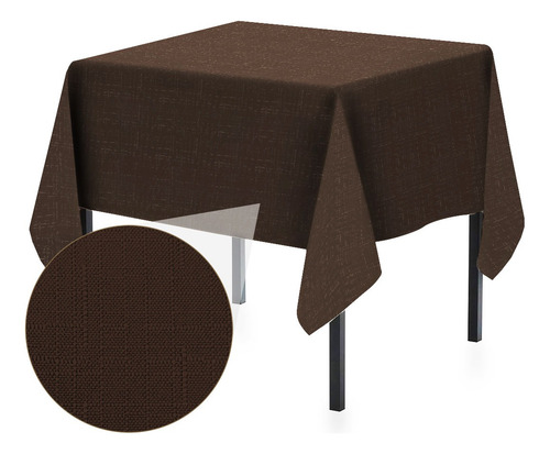 Toalha Mesa 2m X 2m Quadrada Tecido Linho Rafia Kit C/ 30un