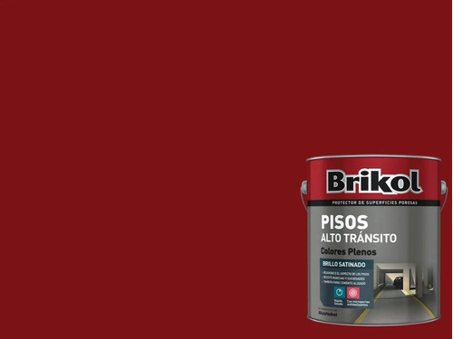 Brikol Pintura Pisos Alto Tránsito 1  Lt Con Microperlas