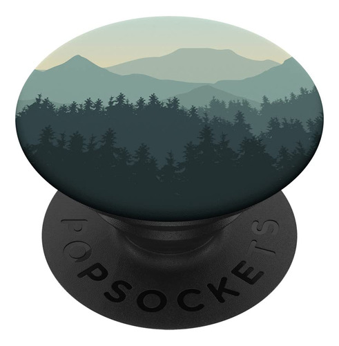 Popsockets Abstracto Arbol Montaña Paisaje Minimalista Verde