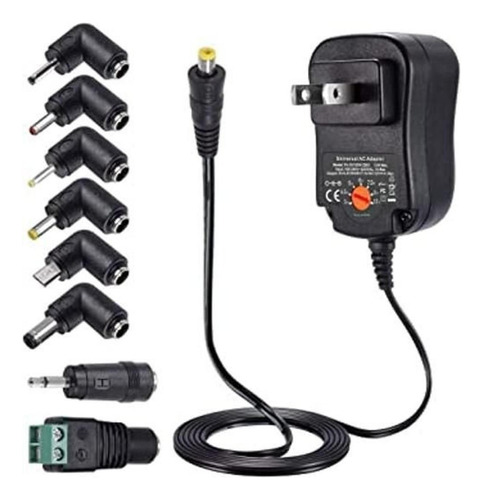 Zozo 12w Universal Ac Adapter Switching Power Supply 3v